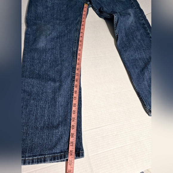 Mens 36 x 30 Wrangler Regular Fit Denim Jeans 5 pocket design - Picture 11 of 12